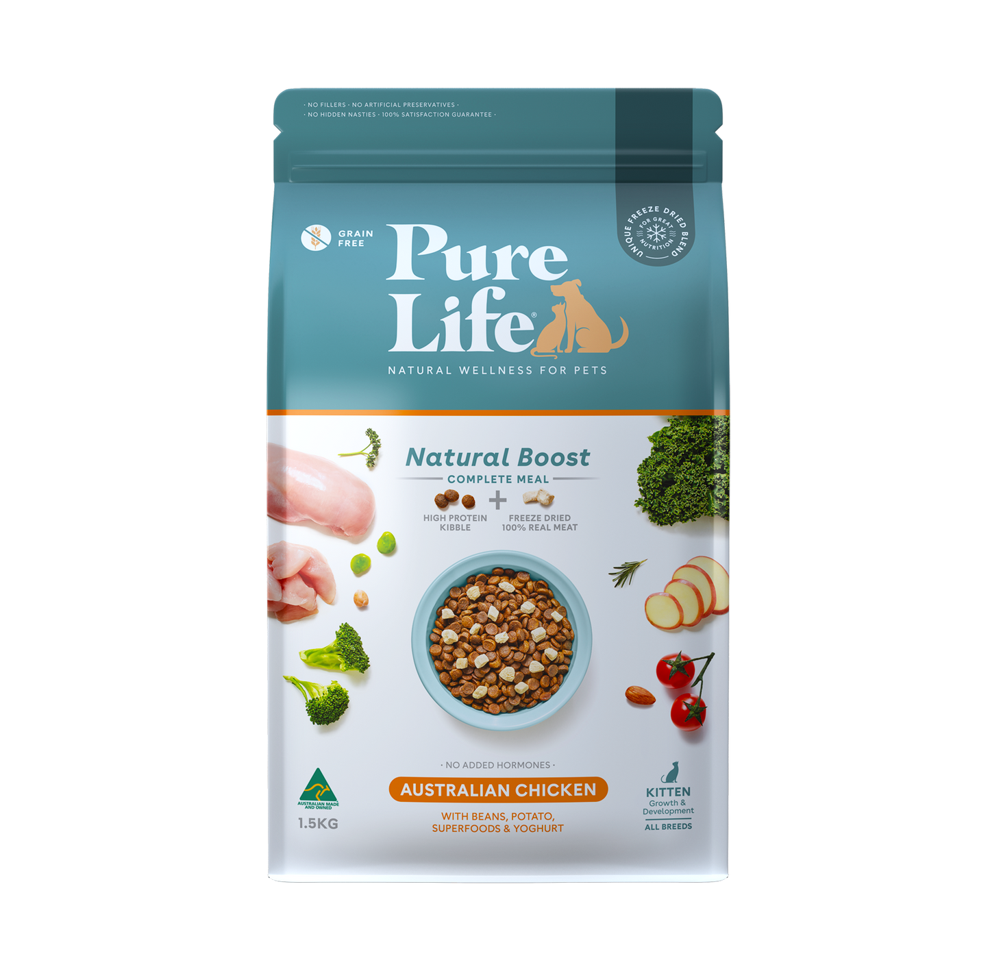Pure Life Australian Chicken for Kittens 純粹-生活 幼貓 雞肉