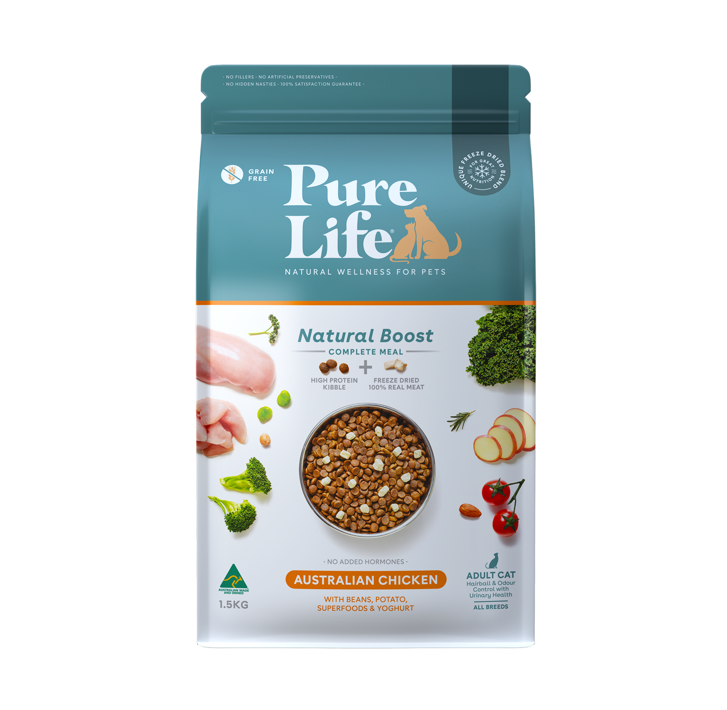 Pure Life Australian Chicken for Adult Cats 純粹-生活 成貓 雞肉