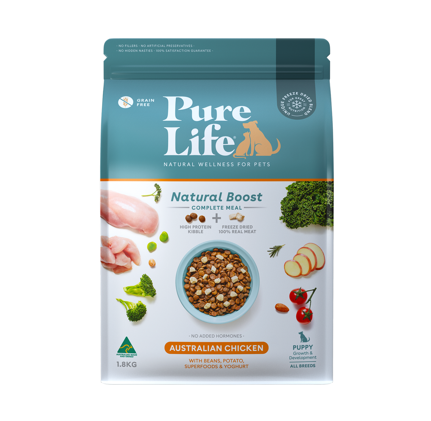 Pure Life Australian Chicken for Puppies 純粹-生活 幼犬 雞肉