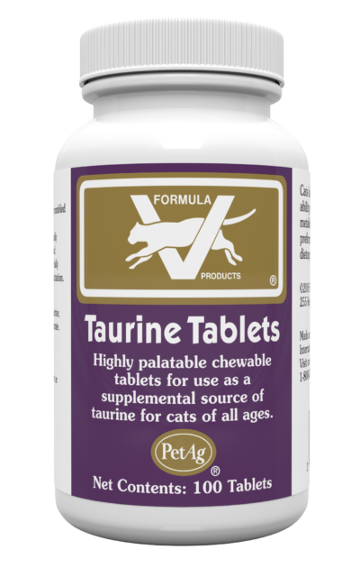 PetAg Taurine Tablets for Cats 100 tabs 牛磺酸 (貓用) Exp 04/26