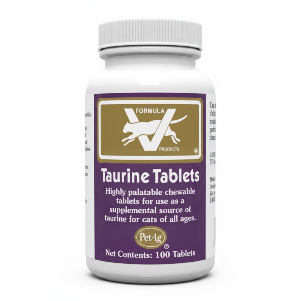 PetAg Taurine Tablets for Cats 100 tabs 牛磺酸 (貓用)