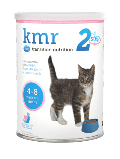 PetAg KMR® 2nd Step™ Kitten Weaning Food 貝克第二階段幼貓奶粉 14oz - 罐身有輕微凹陷