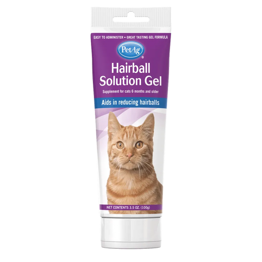 PetAg Hairball Solution Gel Supplement for Cats 貝克貓用化毛膏 3oz
